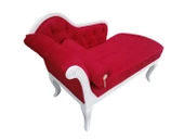 Markiz 18004 Dekoratif Model Çok Amaç Dinlenme Kayın ASLAN ayak Kapitone El yapım - 3