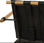 Sandalye 17983 PENYEZ Klasik Model Metal Siyah fırn boya ve sunideri Balkon-Bahç - 3