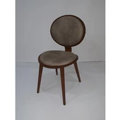 Sandalye 19777 Papel Model Kayın  RETRO Ayak soho Kumaş Oval Sırt 1 ad El Yapım thumbnail 3