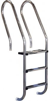 Havuz 17846 Merdiveni 316 Kalite Paslanmaz Çelik CNC kesimli 3 Basamaklı El Yapım - 3