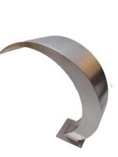 Havuz şelale Kobra Model 400-800 mm 316 kalite 1,2 mm Paslanmaz çelik El Yapım - 4