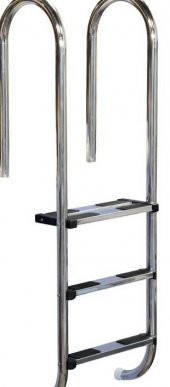 Havuz 17812 Merdiveni 316 Kalite Paslanmaz Çelik CNC kesimli 3 Basamaklı El Yapım - 3