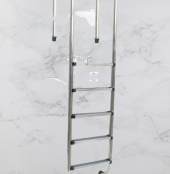 Havuz 17807 Merdiveni 316 Kalite Paslanmaz Çelik CNC kesimli 5 Basamaklı El Yapım - 2