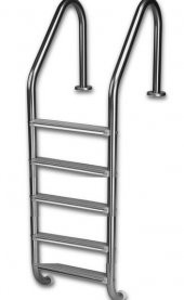 Havuz 17803 Merdiven 316 Kalite Model Paslanmz Çelik CNC kesim 5 Basamak El Yapım - 1