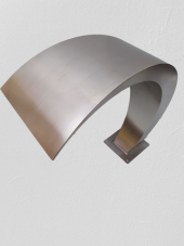 Havuz şelale Kobra Model 400-1000 mm 304 kalite 1,2 mm Paslanmaz çelik El Yapım - 6