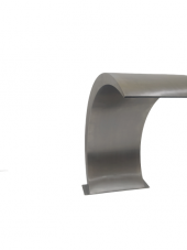 Havuz şelale Kobra Model 500-1000 mm 316 kalite 1,2 mm Paslanmaz çelik El Yapım - 4