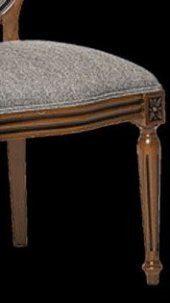 Sandalye 17767 MADALYON Model Kayın RETRO ayak Parlak ceviz Natüre Kumlu Kumaş thumbnail 1