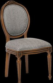 Sandalye 17767 MADALYON Model Kayın RETRO ayak Parlak ceviz Natüre Kumlu Kumaş thumbnail 2