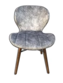 Sandalye 13759 LİLİ Model Kayın RETRO Parlak Ceviz Papel Sırt Dökme sünger Ort - 2