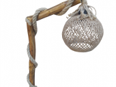 Lambader 17717 Eko ATMACA Tekli Doğal malzeme Kuru Zeytin çam dalından yapım El Yapım - 2