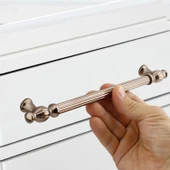 Kesir Mobilya Mutfak Dolabı Çekmece Dolap Kapak Kulpu Kulbu Bronz (224 MM-22.4 CM) Metal Kulpları thumbnail 2