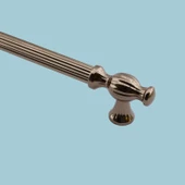Kesir Mobilya Mutfak Dolabı Çekmece Dolap Kapak Kulpu Kulbu Bronz (224 MM-22.4 CM) Metal Kulpları thumbnail 4
