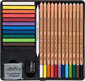 Cretacolor Pastel Basic Box Soft Pastel Çizim Başlangıç Seti 27'li Metal Kutu / 40046 thumbnail 2