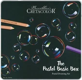 Cretacolor Pastel Basic Box Soft Pastel Çizim Başlangıç Seti 27'li Metal Kutu / 40046 thumbnail 1