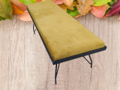 Sandalye ST BENC PENYEZ Klasik Model Metal Siyah fırın Siyah Boya Balkon-Bahçe - 4