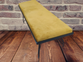 Sandalye ST BENC PENYEZ Klasik Model Metal Siyah fırın Siyah Boya Balkon-Bahçe - 5