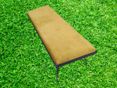 Sandalye ST BENC PENYEZ Klasik Model Metal Siyah fırın Siyah Boya Balkon-Bahçe - 6