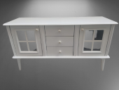 Tv Sehpa ST 17451 Pencere Model Ahşap Kayın Retro Ayak Parlak Ceviz Renk El yapım thumbnail 1