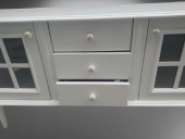 Tv Sehpa ST 17451 Pencere Model Ahşap Kayın Retro Ayak Parlak Ceviz Renk El yapım thumbnail 2