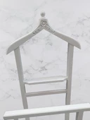 Dilsiz Uşak 17382 Çift Tepeli HAVLULUk model PARLAK BEYAZ Askılık Ahşap Kayın Elyapı thumbnail 7