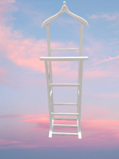 Dilsiz Uşak 17383 Çift Tepe HAVLULUK model PARLAK BEYAZ Lake Askı demonte Kayın - 1