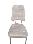 Sandalye 17313 İNCİ Metal transmisyon Çelik nikelaj Ort oturum Örgü kumaş Elyapı thumbnail 2