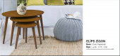 Zigon OSM 11823 Klasik ELİPS Kayın RETRO ayak ceviz MDF kaplamalı tabla El Yapım - 6