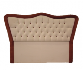 Başlık ALC ŞEHZADE Model 100cm Baby Face Kumaş Modern Kapitone KREM Renk El Yapım - 3