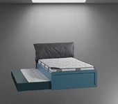 Karyola-Yavrulu Karyola 14500 URLU MİX SARI İnovasyon Model Raf Detay MAVİ - GRİ Kombin - 8