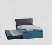 Karyola-Yavrulu Karyola 14500 URLU MİX SARI İnovasyon Model Raf Detay MAVİ - GRİ Kombin - 2