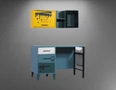 Çalışma masa 14498 Urlu MİX SARI İnovasyon Model 1Kalite Suntalem Demont ürün El Yapım - 4