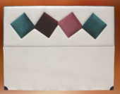 Başlık ALC ELİT Baby Face Kumaş Modern Kapitone KREM YEŞİL Renk 90 cm El Yapım thumbnail 3