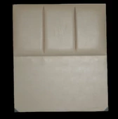 Başlık 14305 Alc Sedef  90 lık Suni Deri Krem Dilimli Tek Kişilik Başlık - 4