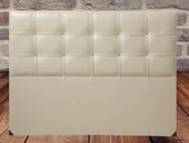 Başlık 14275 Alc Çigdem 90 lık Tek Kişilik Suni Deri Krem Eko Başlık - 2