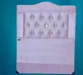 Başlık 14245 Tek Kişilik 90 lık Tay Tüy Pembe Renk Kapitone Başlık - 1