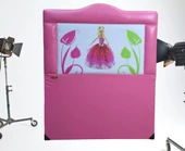 Başlık 14242 Tek Kişilik 90 lık Suni Deri Barbi Pembe Renk Kapitone Başlık thumbnail 4