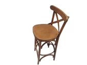 Sandalye 14231 Zus279 ÇAPRAZ BAR Klasik Mobilya Kayın Natüre ceviz  El Yapım thumbnail 4