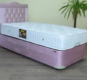 Baza Yatak Başlık Ortopedik 14236 Yatak Taytüy Mavi Silin Metal 90*190 ElYapım - 3
