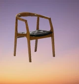 Sandalye ST 14221 Zus139 TAM KOLÇAK Sağlam Kayın RETRO Ayak Parlak Suni Deri thumbnail 5