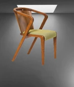 Sandalye 14218 Zus095 ATMACA Model KOLÇAK Kayın RETRO Ayak Ceviz Babyface Kmş - 3