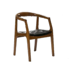 Sandalye ST 14221 Zus139 TAM KOLÇAK Sağlam Kayın RETRO Ayak Parlak Suni Deri thumbnail 1