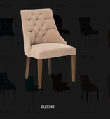 Sandalye 14203 ST Zus542-067 PAPEL Model Kayın Babyface Tarçın Renk kumaş ElYapım thumbnail 2