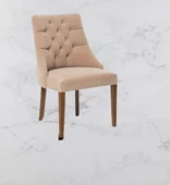 Sandalye 14203 ST Zus542-067 PAPEL Model Kayın Babyface Tarçın Renk kumaş ElYapım thumbnail 3