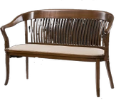 Sandalye ST 14195 Zus136 KAFES İKİLİ Bahçe-Balkon Tip Kayın RETRO Ayak ELYapm - 1