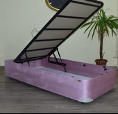 Baza Tay Tüyü PEMBE 14190 Kumaş Model Dolgun Metal Çelik100*200 El Yapım thumbnail 3