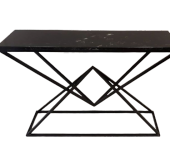 Dresuar 14101 X Temper Cam Ayna Metal Nikelaj Ayak Siyah Fırın Boya El Yapım - 1