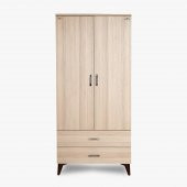 Dolap 14034 2Çek Somon Demonte Yüksek Ayak Hard Suntalem Parlak Ceviz El Yapım - 1