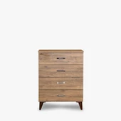 Şifony14041çok amaç derin 4 çekmece CEVİZ Hard suntalem Kutu sevk El Yapım - 3