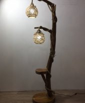 Lambader 13964 Sarmaşık ATMACA 2li doğal malzemeler Kuru Zeytin veya çam dalı - 2