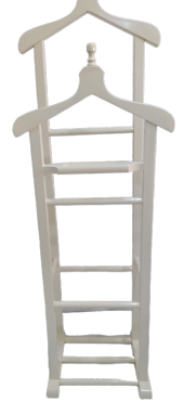 Dilsiz Uşak 13930 Ahşap Gürgen Çift Tepe Beyaz Lake Askılık Kayın DEMONTE El Yapı - 3